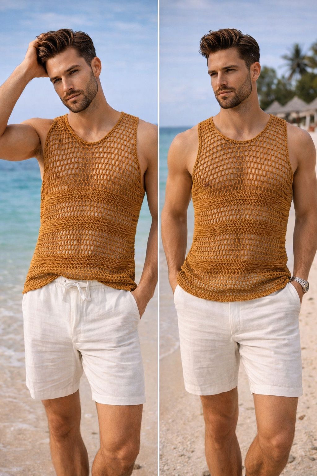 Regata Crochê Âmbar Solar